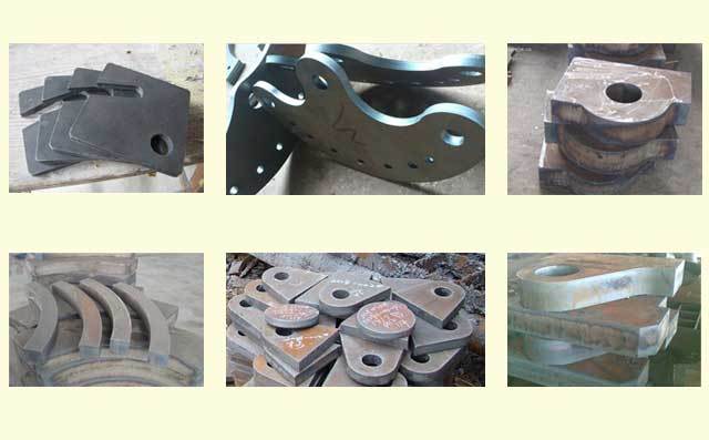 龍門式數(shù)控火焰切割機(jī)切割樣件 龍門式數(shù)控火焰切割機(jī)切割樣件